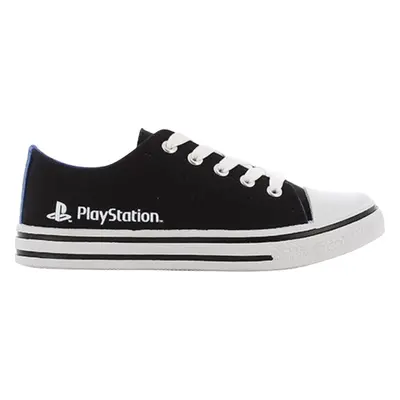 ČERNÉ PLÁTĚNÉ TENISKY PLAYSTATION