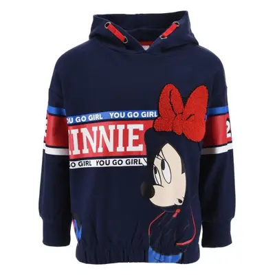 BAVLNĚNÁ TMAVĚ MODRÁ DÍVČÍ MIKINA MINNIE MOUSE