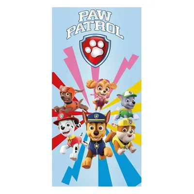 MODRÁ PLÁŽOVÁ OSUŠKA NICKELODEON PAW PATROL