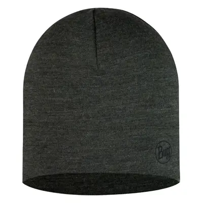 Tmavě šedá sportovní čepice Buff Merino Midweight Hat Beanie 11800684310