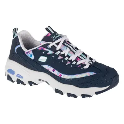 TMAVĚ MODRÉ DÁMSKÉ TENISKY NA PLATFORMĚ SKECHERS D'LITES-BLOOMING FIELDS 149794-NVMT