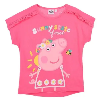 RŮŽOVÉ DÍVČÍ TRIČKO - PEPPA PIG