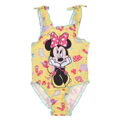 Žluté jednodílné plavky Disney Baby Minnie Mouse