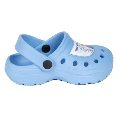 Světle modré dívčí nazouváky Crocs Disney Frozen