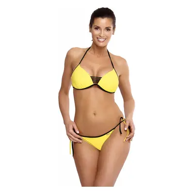 Žluté bikiny černým lemováním Janette Tweety M-547 (6)