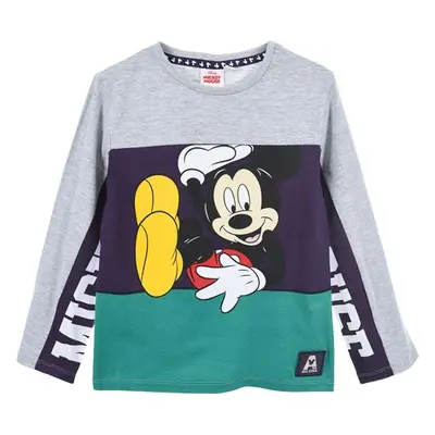 SPORTOVNÍ MIKINA MICKEY MOUSE - ŠEDO-MODRO-ZELENÁ