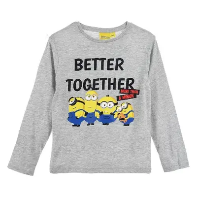 ŠEDÉ TRIČKO BETTER TOGETHER MINIONS