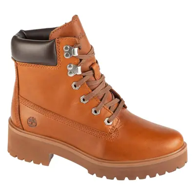 Světle hnědé dámské kožené workery Timberland Carnaby Cool 6 In Boot TB0A5YWGF131