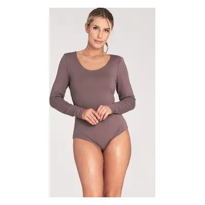 Hnědé klasické dámské body M1038 Brown