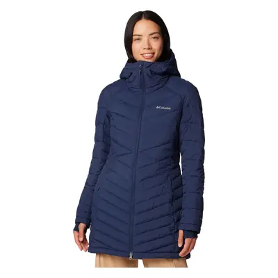 Tmavě modrá dámská zimní prošívaná bunda Columbia Joy Peak Hooded II Mid Jacket 2088641464