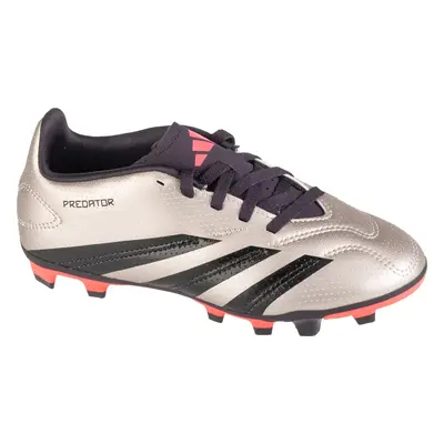 Stříbrné chlapecké kopačky adidas Predator Club Jr FxG IF6423