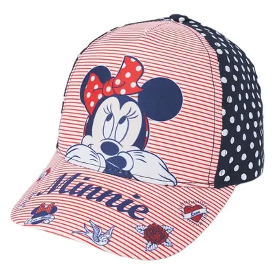 Minnie Mouse modrá dívčí kšiltovka s puntíky