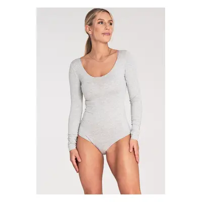 Světle šedé klasické dámské body M1038 Grey