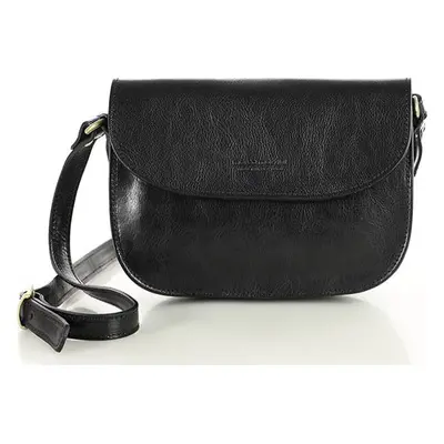 MARCO MAZZINI ČERNÁ ELEGANTNÍ CROSSBODY KABELKA (L255A)