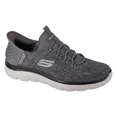 Tmavě šedé nazouvací tenisky Skechers Slip-Ins: Summits - Key Pace 232469-CCBK