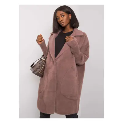 MAUVE TEDDY COAT MBM-PL-1517.00P-MAUVE