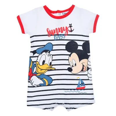 BÍLÉ PRUHOVANÉ CHLAPECKÉ BODY DISNEY BABY MICKEY MOUSE