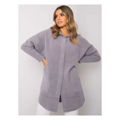 ŠEDÝ TEDDY COAT CAROLYN MBM-PL-1518.95P-GREY