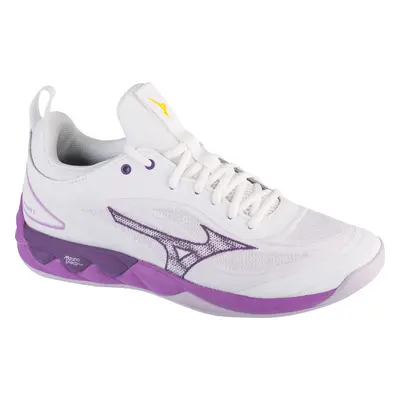 Bílo-fialové dámské sálové tenisky Mizuno Wave Luminous 3 V1GC242035