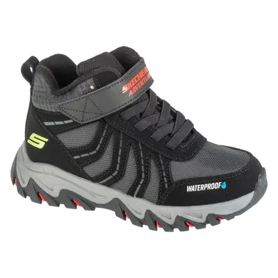 Černo-šedé chlapecké trailové kotníkové tenisky Skechers Rugged Ranger - Storm Trail 406412L-BKR