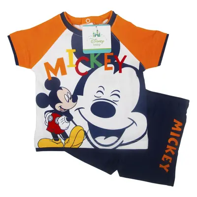 MICKEY MOUSE CHLAPECKÝ ČERNO-ORANŽOVÝ SET