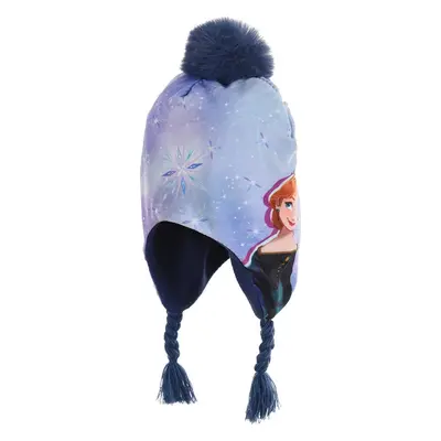 Disney Frozen tmavě modrá čepice s bambulí