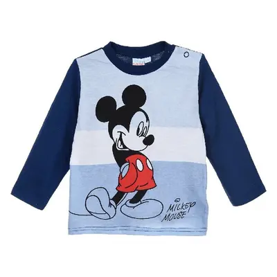 MICKEY MOUSE MODRÉ CHLAPECKÉ TRIČKO S DLOUHÝM RUKÁVEM 0C2102N1000067