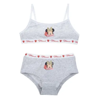 ŠEDÝ SET SPODNÍHO PRÁDLA MINNIE MOUSE