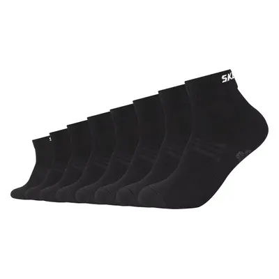 ČERNÉ SPORTOVNÍ PONOŽKY SKECHERS 3PPK UNISEX MESH VENTILATION QUARTER SOCKS SK42017-9999