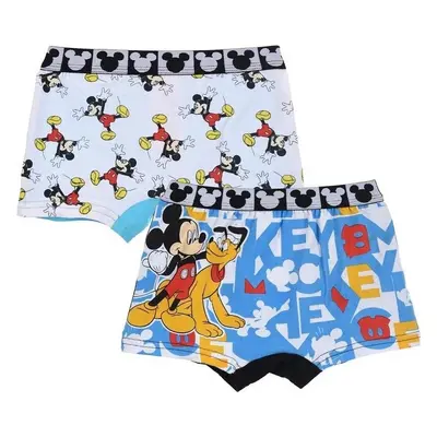 SET 2KS SPODNÍHO PRÁDLA MICKEY DISNEY - MODRÁ/BÍLÁ