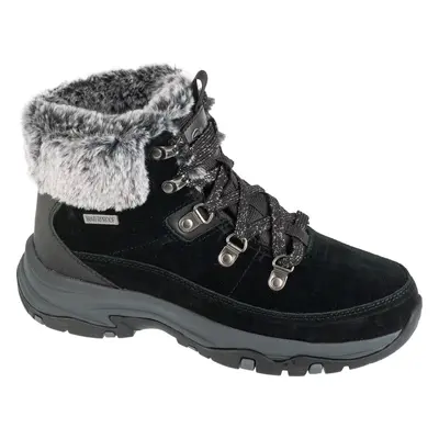 Černé dámské zimní kotníkové boty Skechers Trego - Snow Worries 167882-BLK