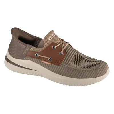 Hnědé pánské vycházkové tenisky Skechers Slip-Ins: Delson 3.0 - Roth 210606-TPBR