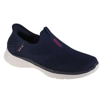 Tmavě modré dámské tenisky Skechers Go Walk 6 - Fabulous View 124569-NVY