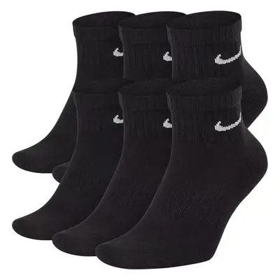 Sada 6 černých ponožek Nike Everyday Cushioned Dri-FIT 6-Pack Socks SX7669-010