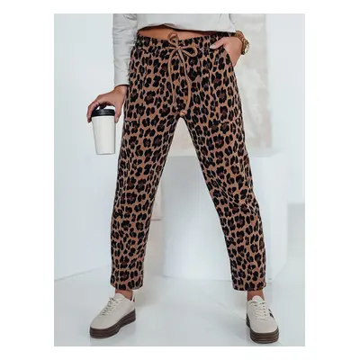 Dámské oversize kalhoty s leopardím vzorem PANTHERIN UY2282