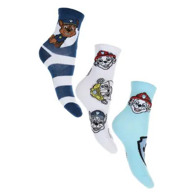 Set chlapeckých ponožek Paw Patrol - bílá/modrá