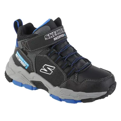 Černé chlapecké kotníkové boty Skechers Drollix - Venture Rush 406418L-BKRY