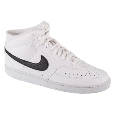 Bílé kotníkové tenisky Nike Court Vision Mid DN3577-101