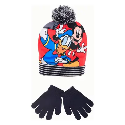 Mickey Mouse set čepice a rukavic pro kluky