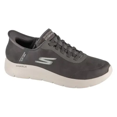 Tmavě šedé pánské tenisky Skechers Slip-Ins: GO Walk Flex - Smooth Motion 216326-GRY