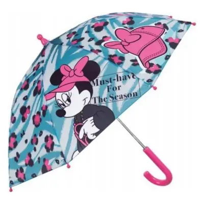 Dívčí modrý deštník Minnie Mouse 42 cm