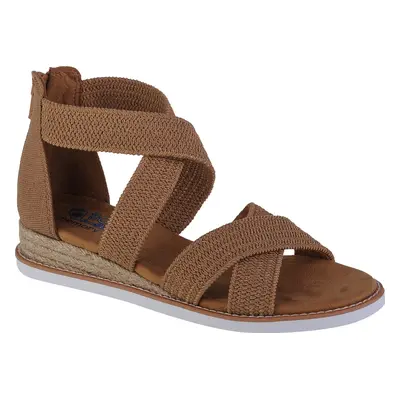 Hnědé dámské sandály Skechers Desert Kiss - Desert Nights 113540-TAN