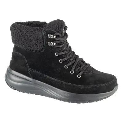 Černé dámské zimní kotníkové tenisky Skechers On-The-Go Stellar - Winterize 144770-BBK