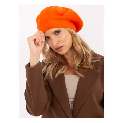 Oranžový dámský stylový baret AT-CZ-231305.91P-orange