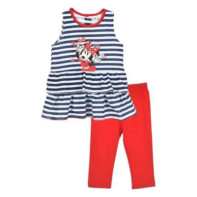 Disney Minnie Mouse dívčí set šaty+legíny