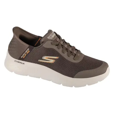 Hnědé pánské tenisky Skechers Slip-Ins: Go Walk Flex - Hands Up 216324-BRN