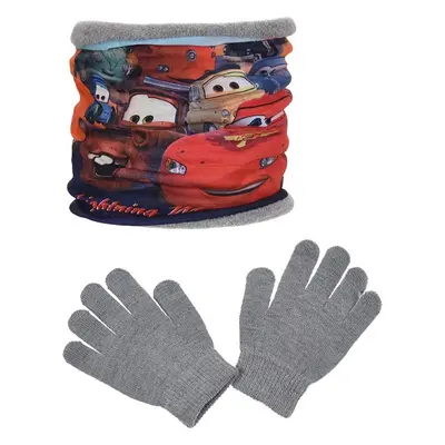 Disney Cars šedý nákrčník + rukavice