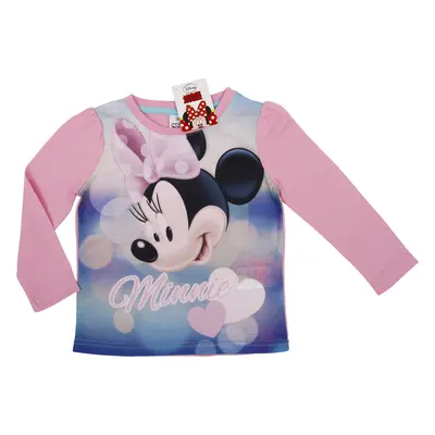 Minnie Mouse dívčí růžové tričko Minnie