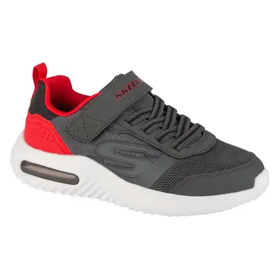 Tmavě šedé chlapecké teniky Skechers Bounder-Tech - Ultravoid 403723L-CCRD