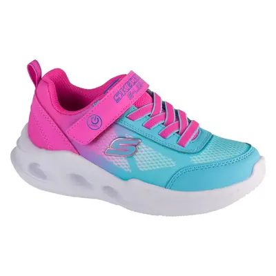 Modro-růžové dívčí tenisky Skechers Sola Glow - Ombre Deluxe 303714L-PKTQ